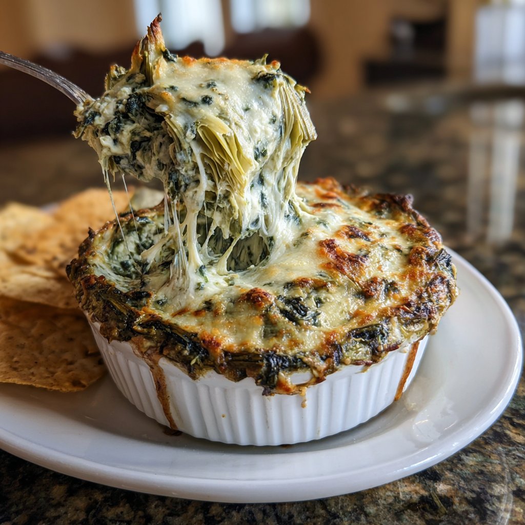 Spinat Artischocken Dip