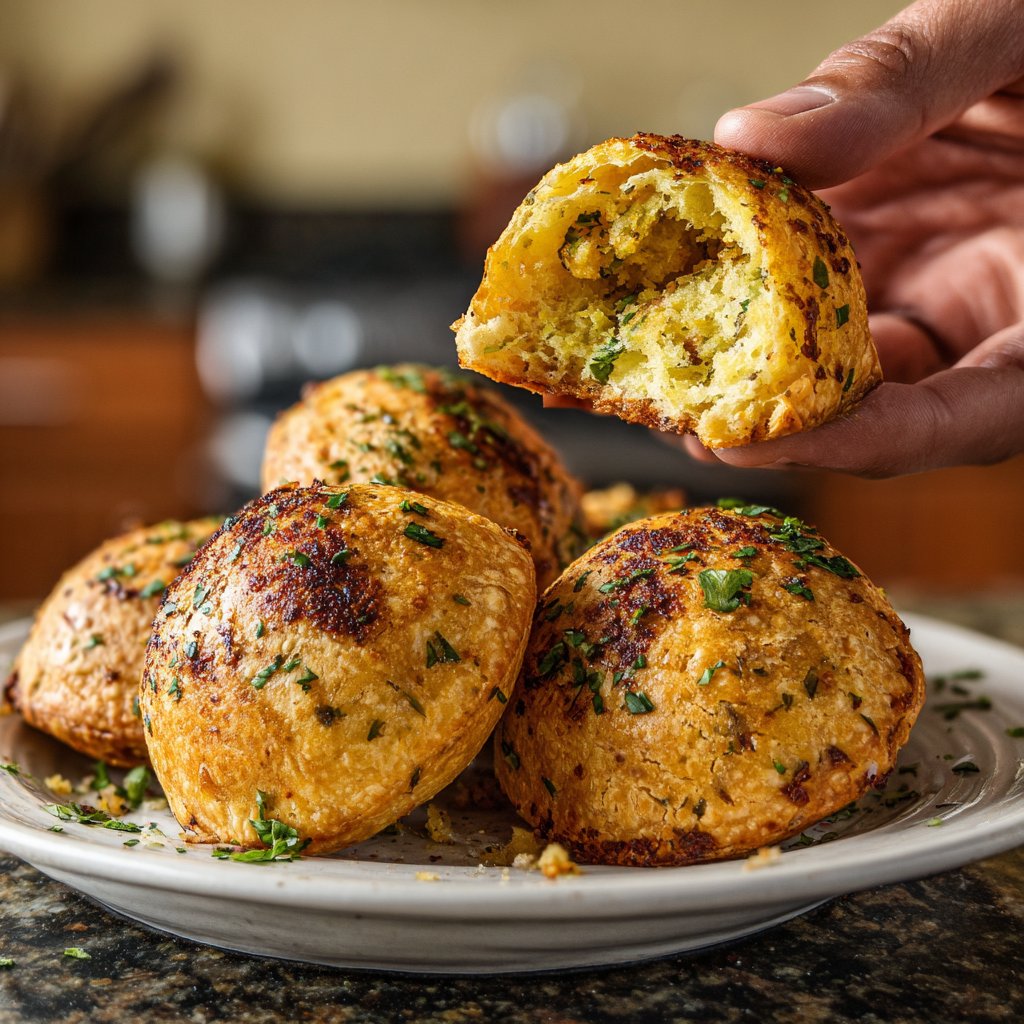 Masala Gemüse Puffs knusprig Vorspeise