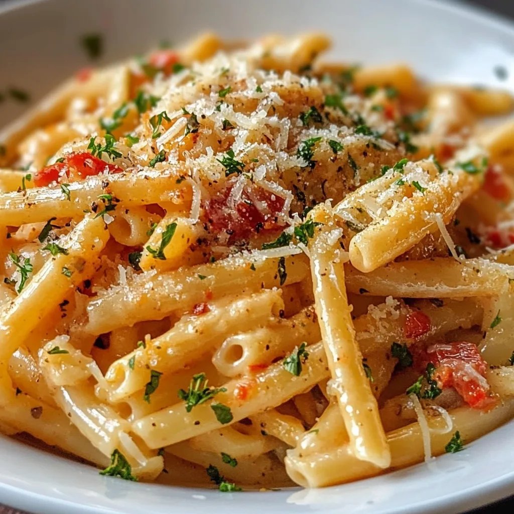 One Pot Cremige Knoblauchpasta