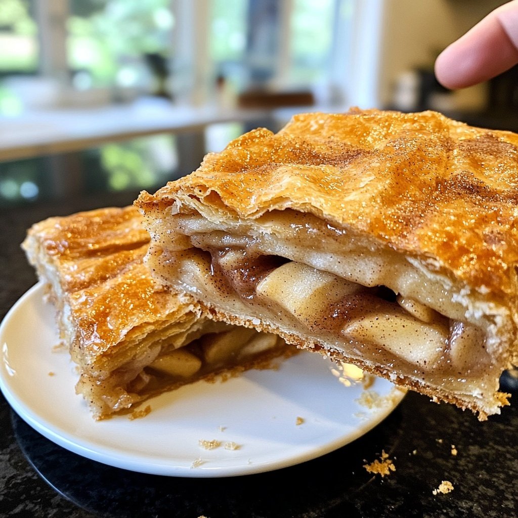Apfelstrudel mit Vanillesoße
