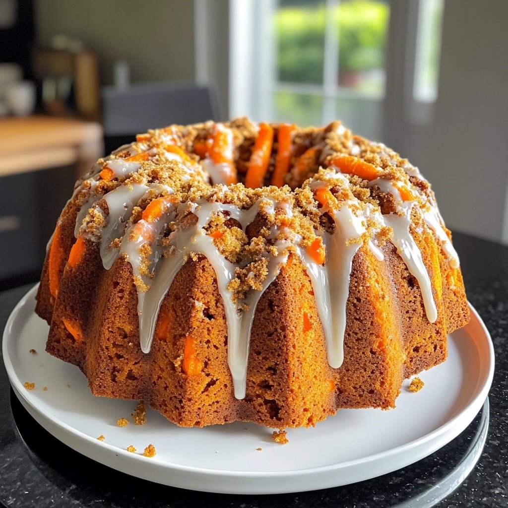 Steinbock Gewürzter Karotten Bundkuchen