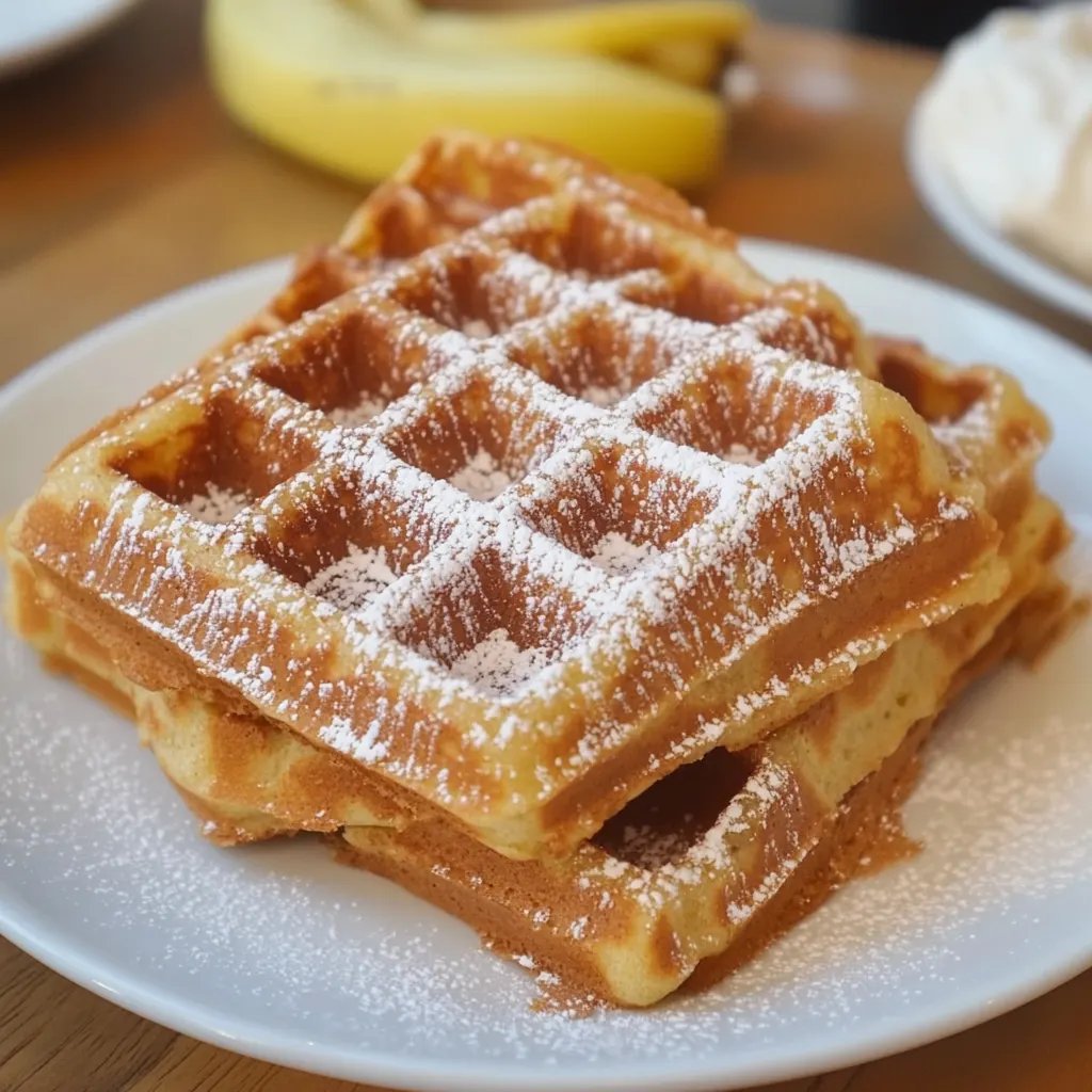 Vegane Waffeln ohne Zucker