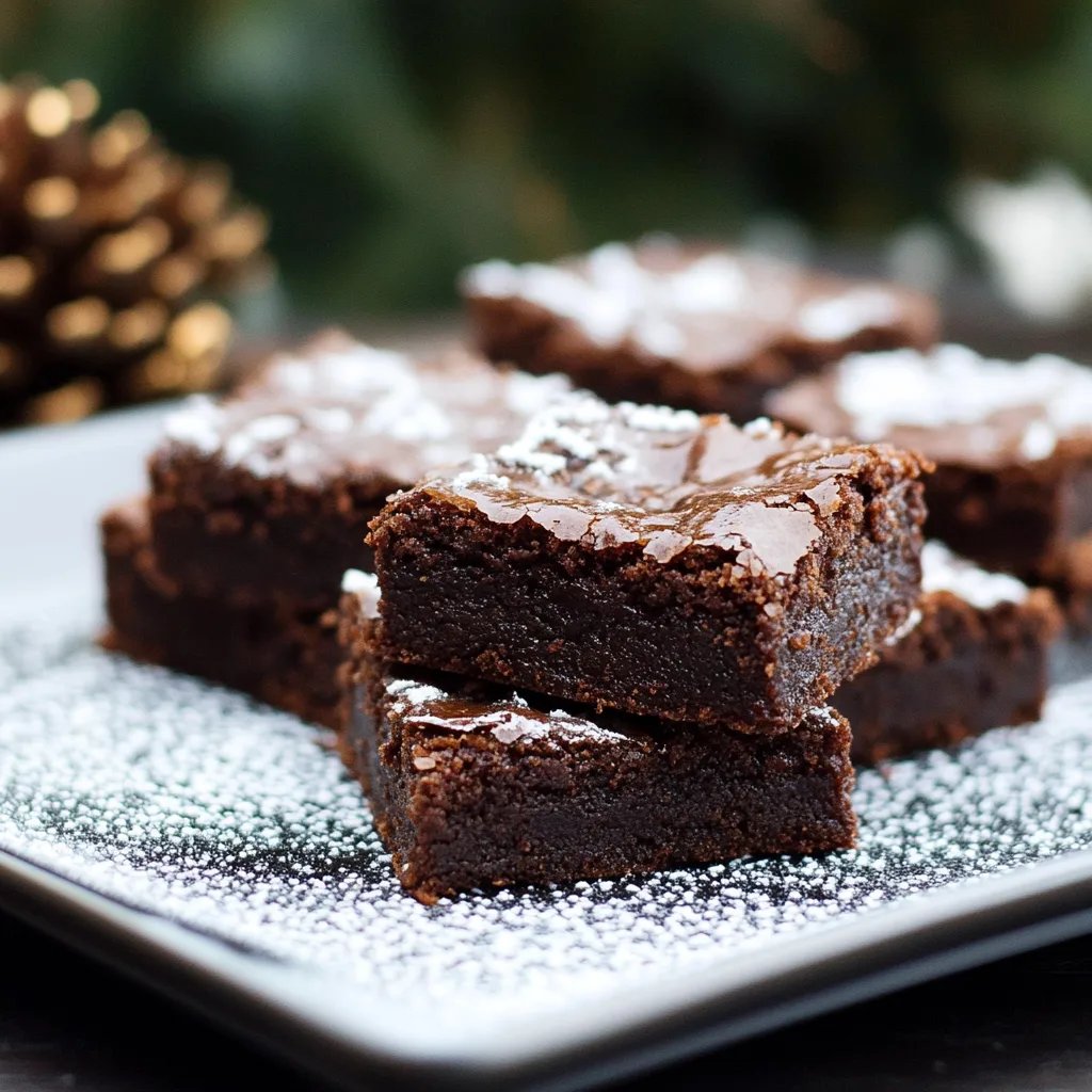 Lebkuchen Brownies