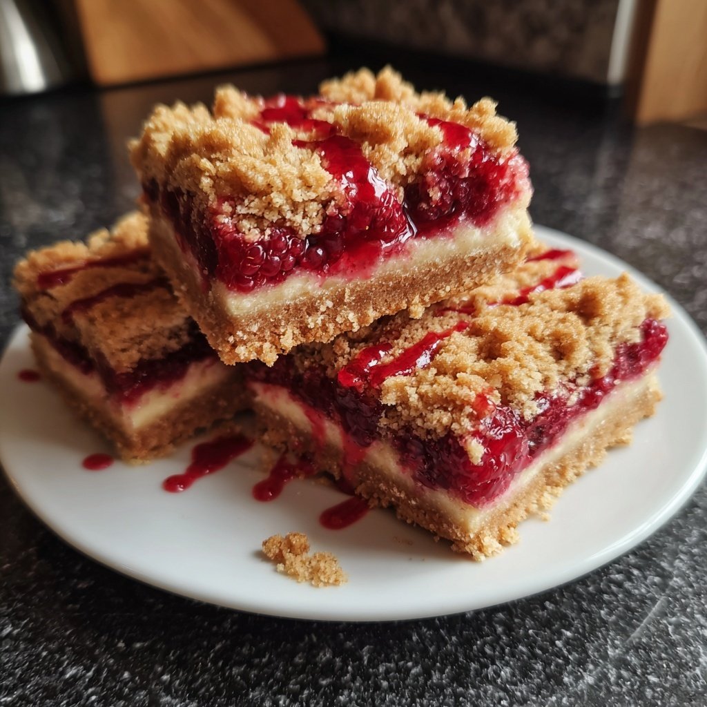 Spekulatius Dessert mit Himbeeren