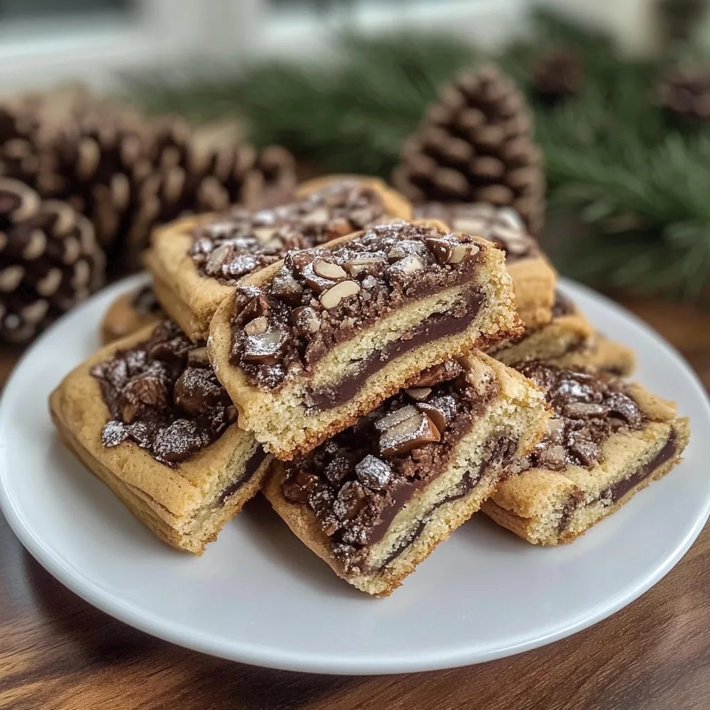 Baumstamm-Plätzchen