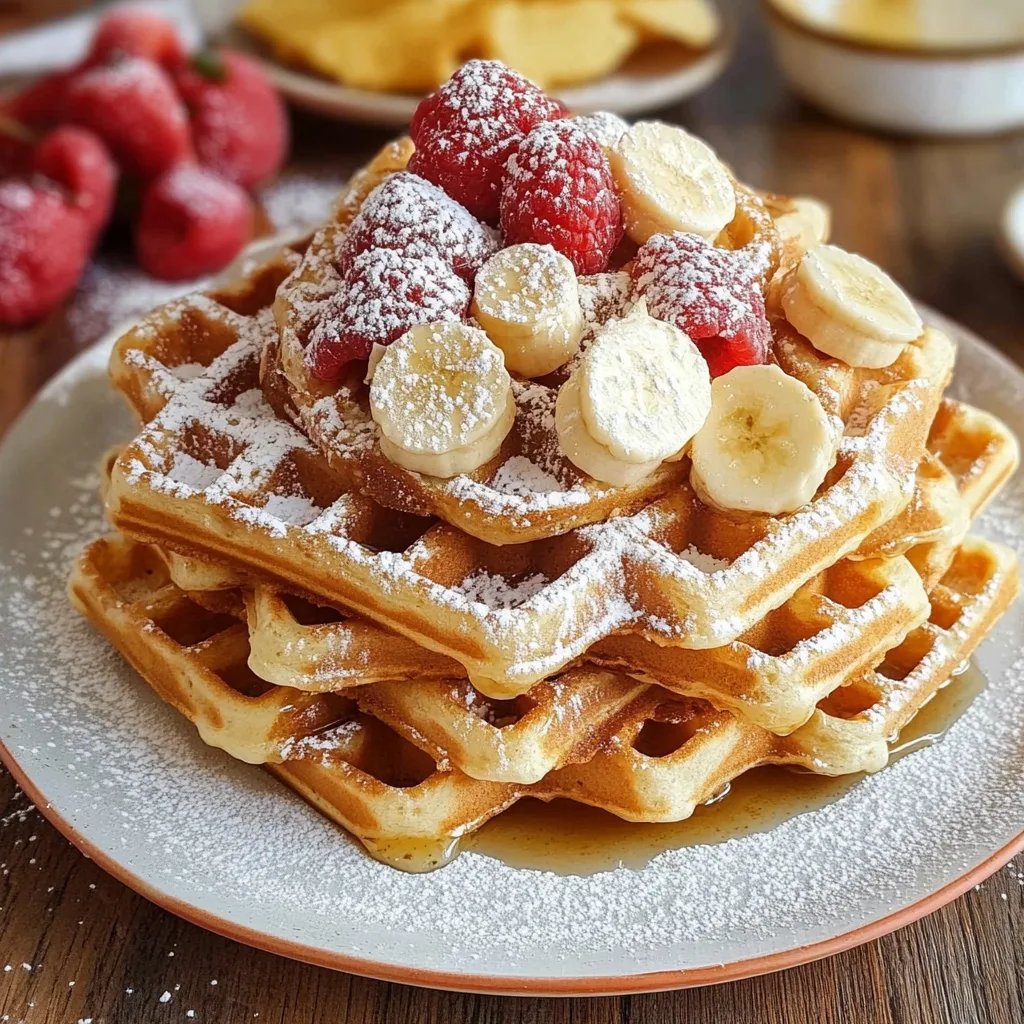 Frische Waffelteig-Haube für alle Formen