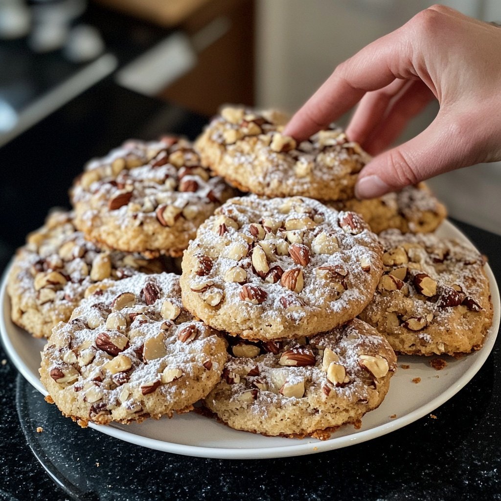 Mandelstangen mit Nuss