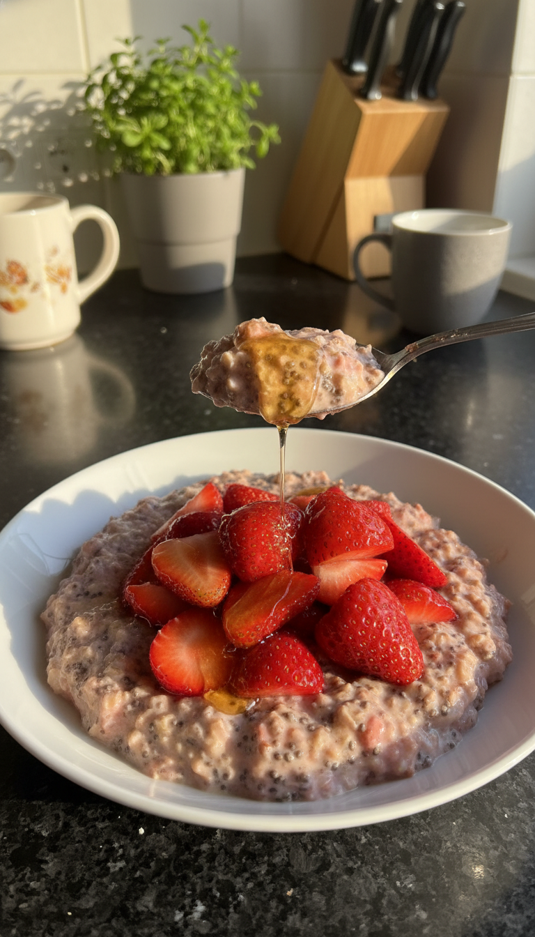 Chia Samen Erdbeer Oats​