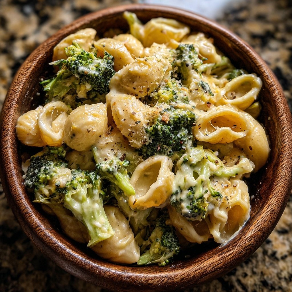 Cremige Cashew Brokkoli Mac Käse