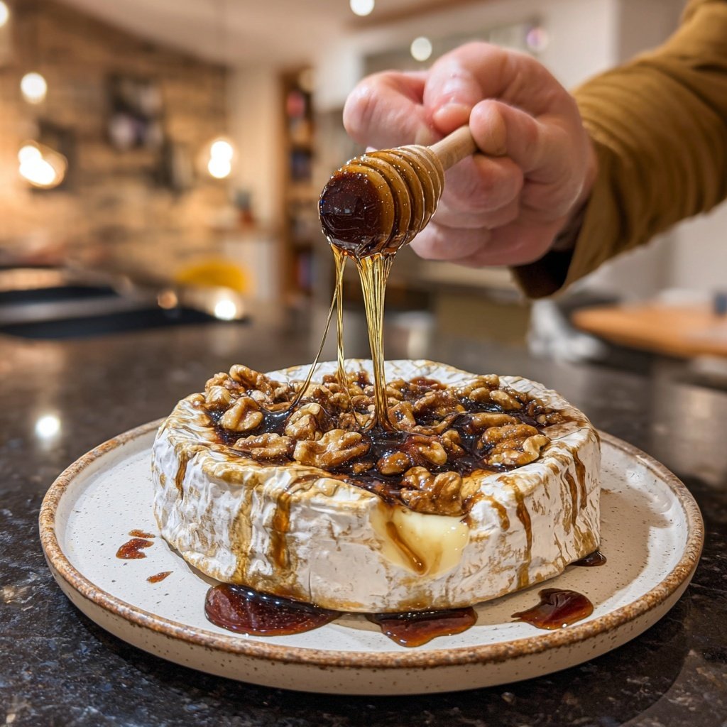 Gebackener Brie Honig Walnuss