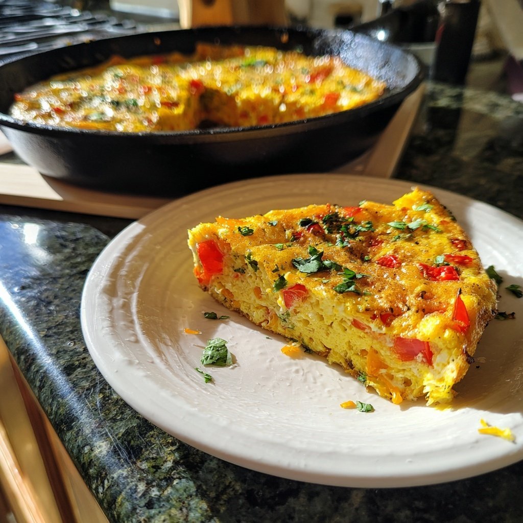 Sonnige Zitrus-Frühling-Frittata