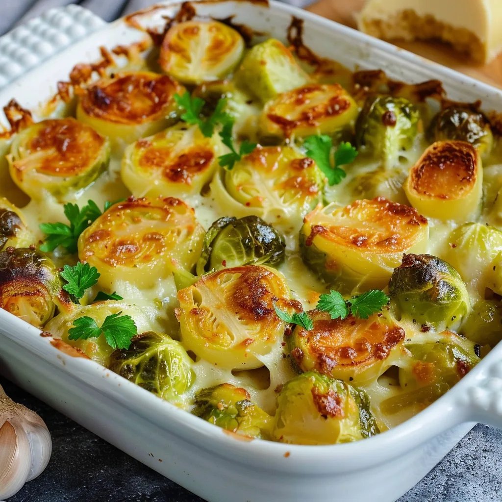 Rosenkohl-Kartoffel-Auflauf