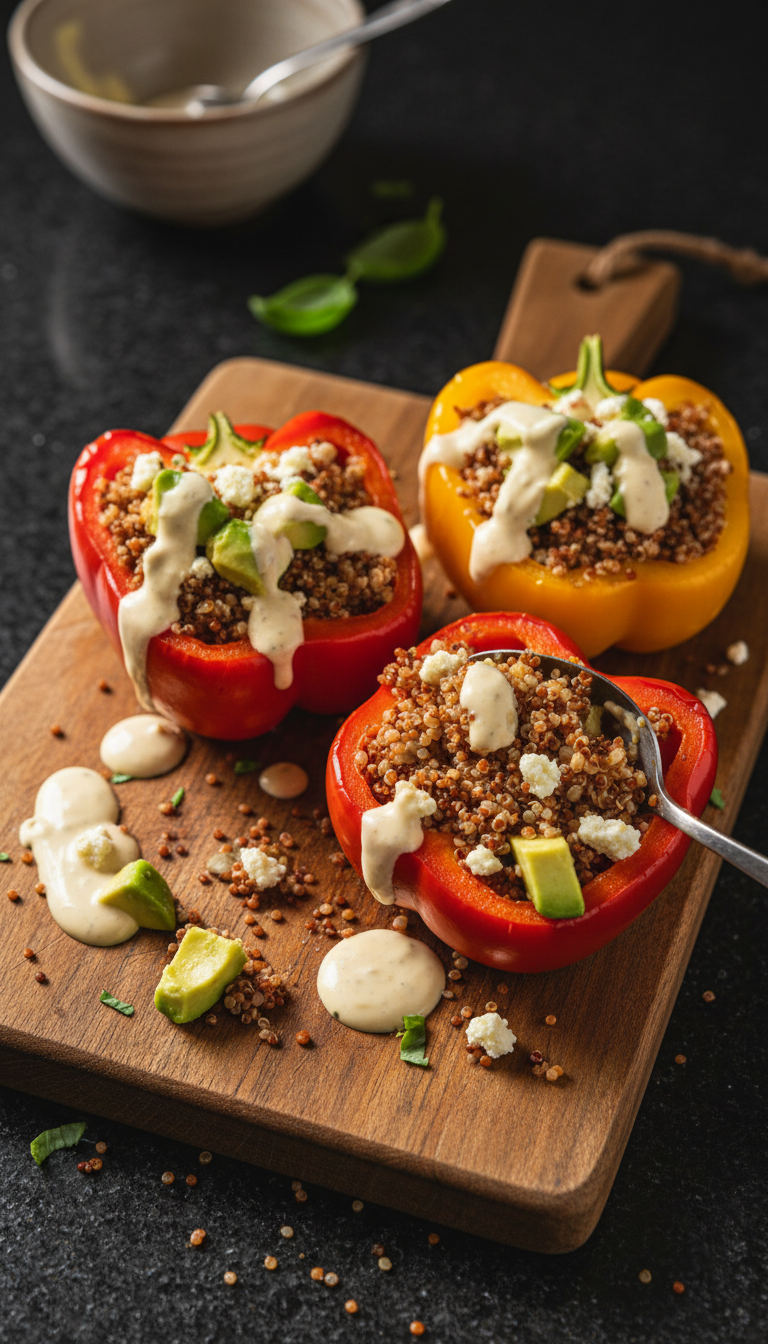 Gefüllte Paprika mit Aioli Twist