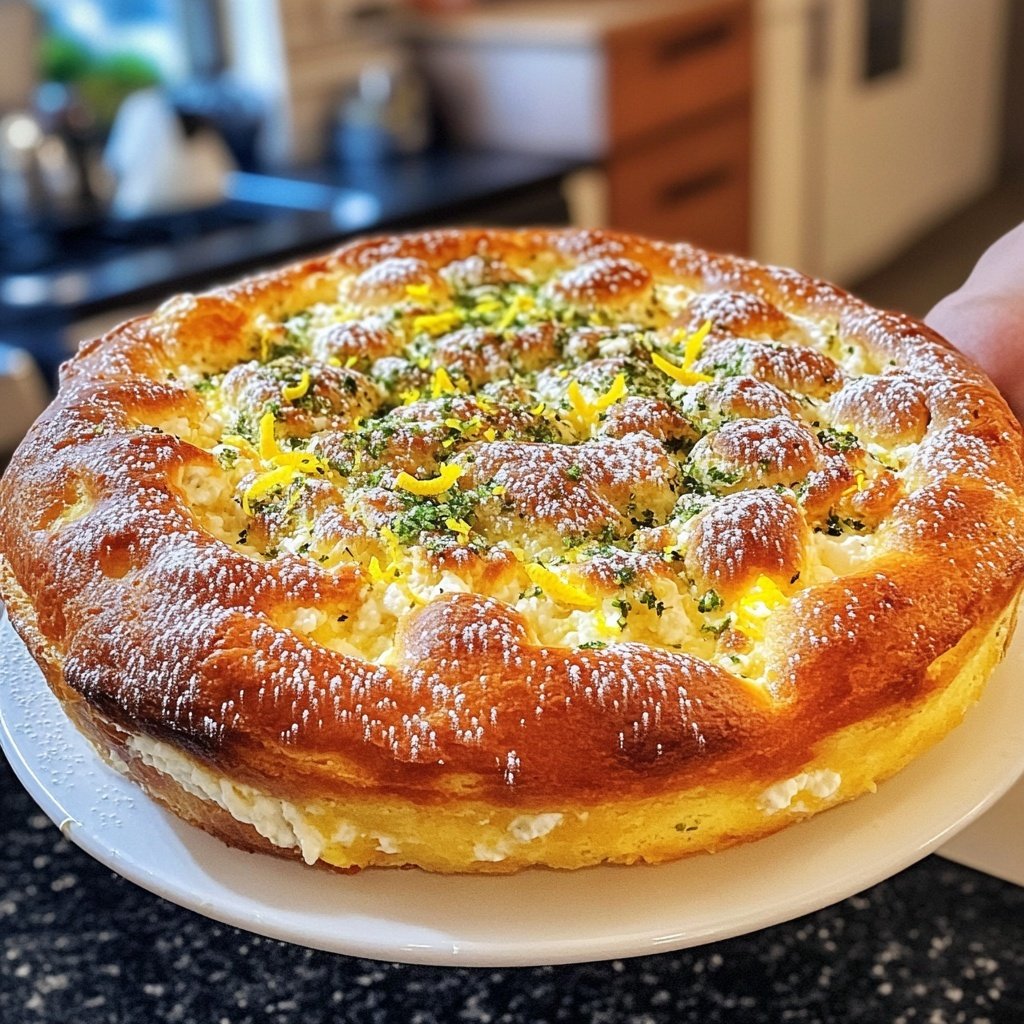 Meyer Zitronen Ricotta Pfannkuchen