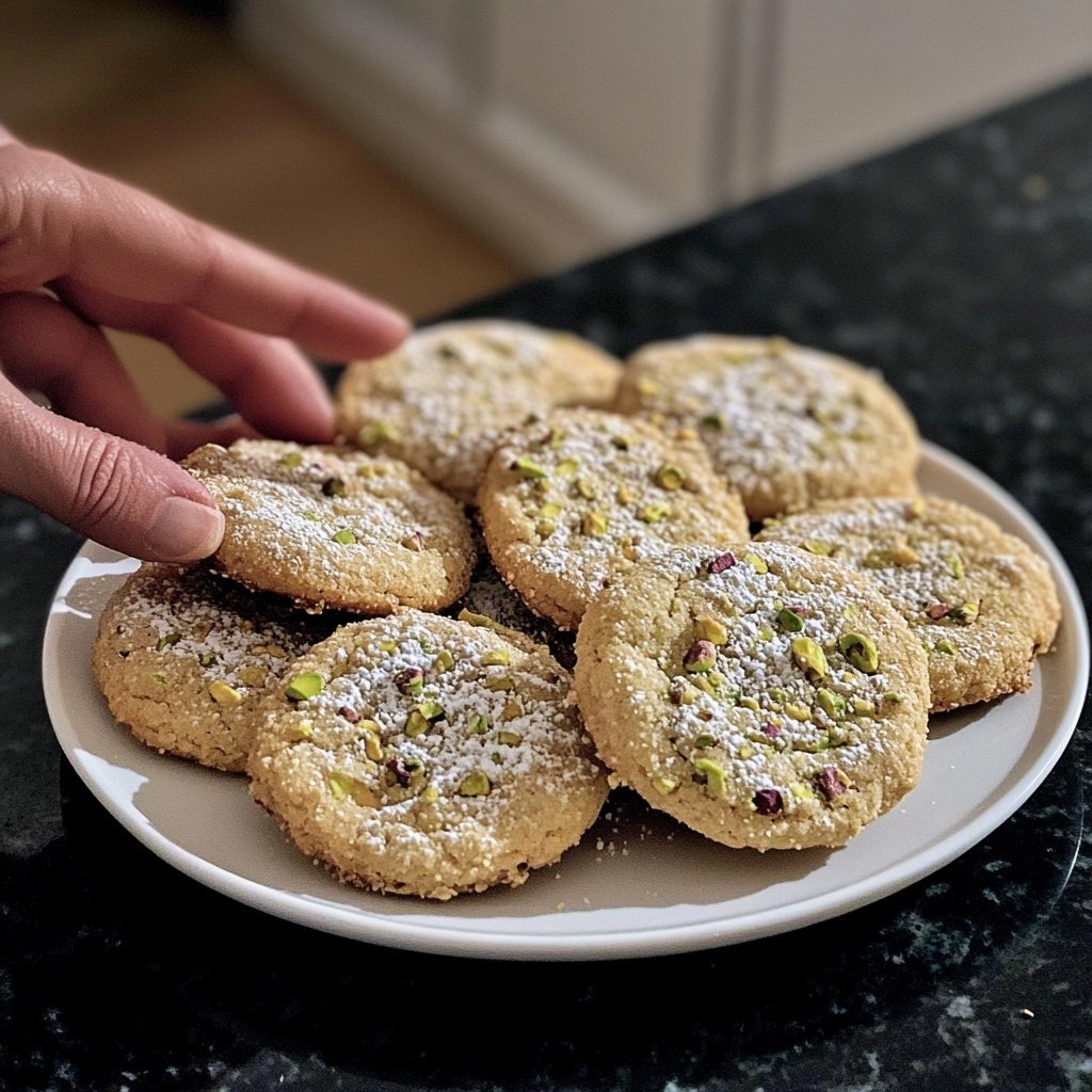 Pistazien Plätzchen
