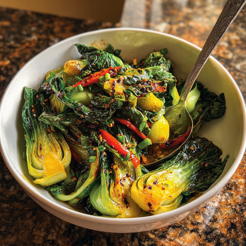 Bok Choy Stir Fry Gemüse