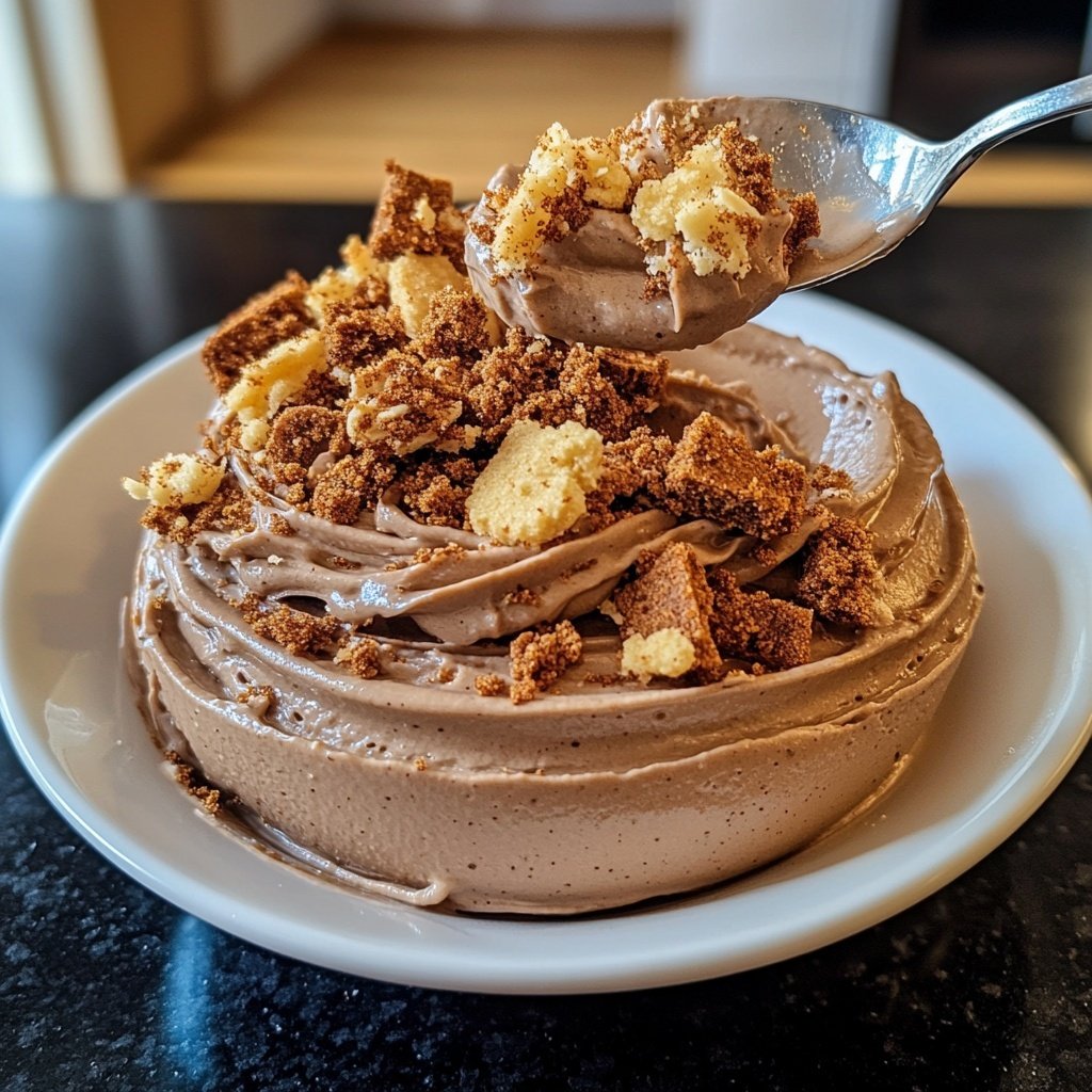 Schoko-Zimt-Mousse mit Lebkuchen-Crunch