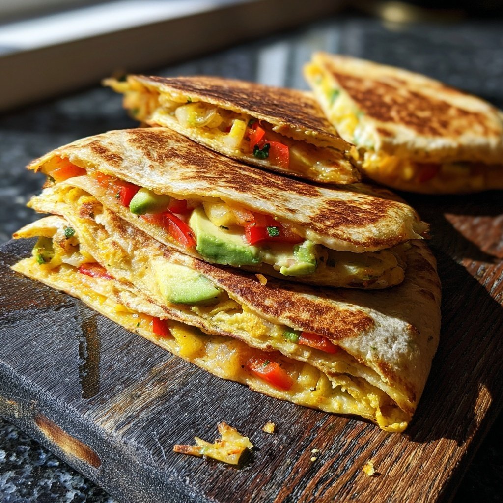 Vegetarische Tortilla mit Vanille-Twist